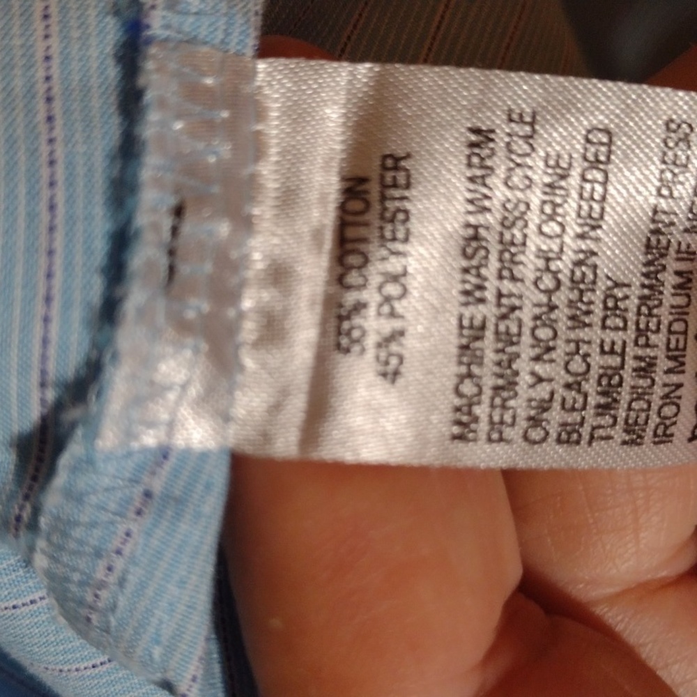 No iron, fitted button-down shirt L - Picture 5 of 5